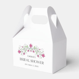 Caja Para Regalos Moda Floral Rosa Ducha Bridal