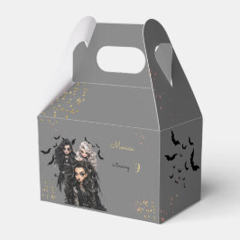 Caja Para Regalos Moda glam gótico chica temible fiesta de cumpleaño
