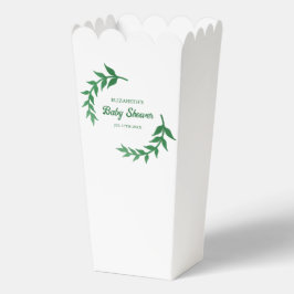 Caja Para Regalos Moda Greenery Baby Shower