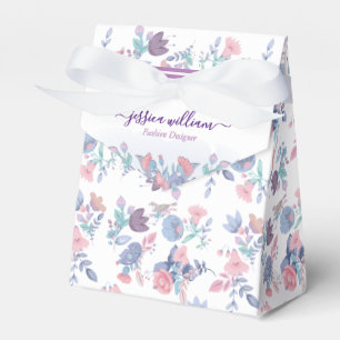 Caja Para Regalos Moda moderna acuarela Hidrangeas azules Floral