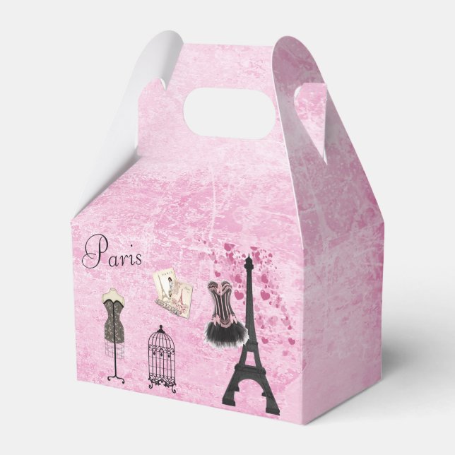 Caja Para Regalos Moda París Moda Torre Eiffel (Front Side)