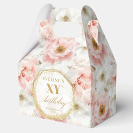 Caja Para Regalos Moda Pastel Pink Boho Gold Birthday Favor Box