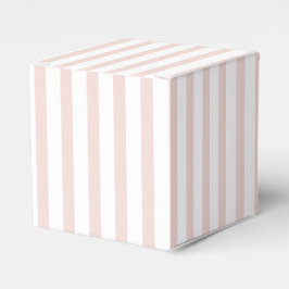 Caja Para Regalos Moda rubor rayas verticales blancas rosadas elegan