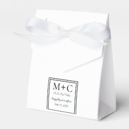 Caja Para Regalos Moda simple Boda blanco y negro