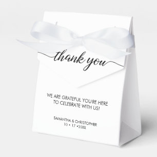 Caja Para Regalos Moda simple gracias Boda personalizado
