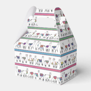 Caja Para Regalos Modelo de la raya de la llama
