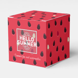 Caja Para Regalos Modelo de la sandía, tiempo de verano el