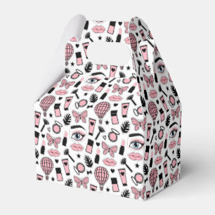 Caja Para Regalos Modelo de maquillaje Pegatina