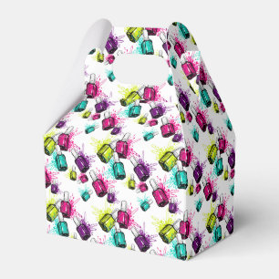 Caja Para Regalos Modelo de neón del esmalte de uñas
