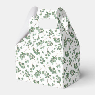 Caja Para Regalos Modelo del follaje del árbol del dólar de plata