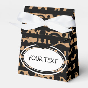 Caja Para Regalos Modelo - rayas - negro + su texto y backgr.