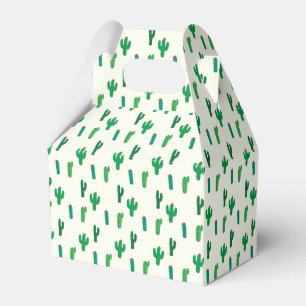 Caja Para Regalos Modelo verde claro del cactus