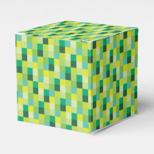 Caja Para Regalos Modelo verde de los pixeles