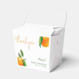 Caja Para Regalos Modern Citrus Baby Shower Gracias