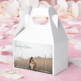 Caja Para Regalos Modern Elegant Photo Wedding