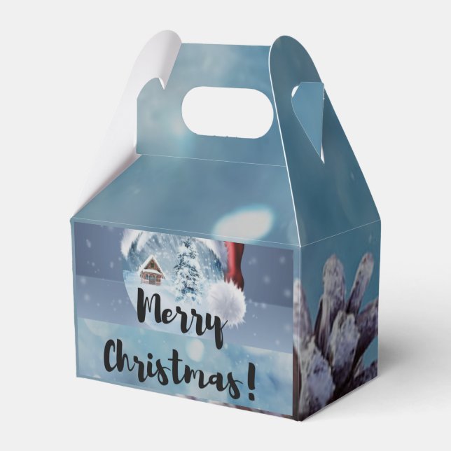 Caja Para Regalos Modern funny cute Christmas reindeer      (Front Side)