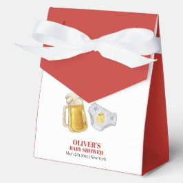 Caja Para Regalos Modern Huggies Chuggies Beer Diaper Baby Shower 