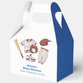 Caja Para Regalos Modern Little Slugger Baseball Boy Baby Shower