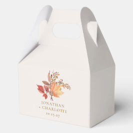 Caja Para Regalos Modern Rustic Fall Boho Flower Wedding 