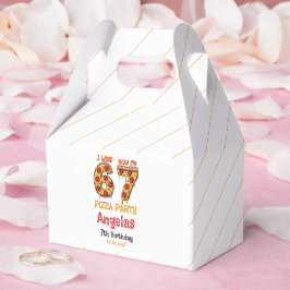 Caja Para Regalos Modern Slice Slice Boy Six Seven Birthday Party