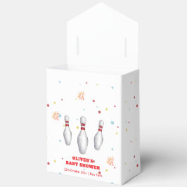 Caja Para Regalos Modern Strike Up Bowling Sport Baby Shower