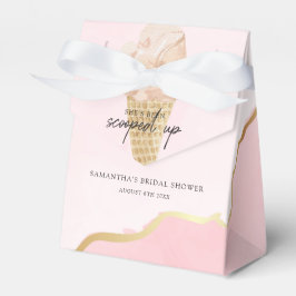 Caja Para Regalos Moderna acuarela Ice Cream Bridal Shower