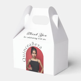 Caja Para Regalos Moderna foto Minimalista con arcos de moda Quincea