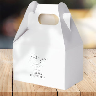Caja Para Regalos Moderna Moda Minimalista simple Gracias
