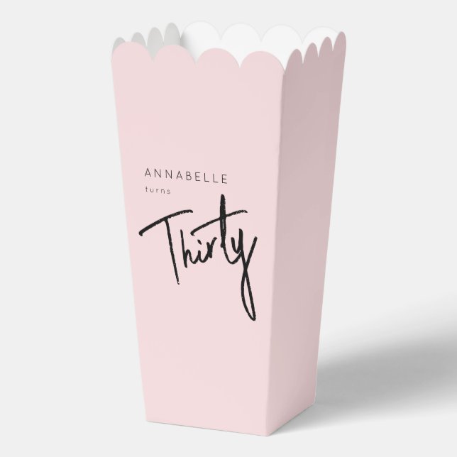 Caja Para Regalos Moderno 30.ª fiesta de 30 años (Anverso)