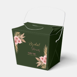 Caja Para Regalos Moderno boho rosa de color rosa rosado ramo de duc