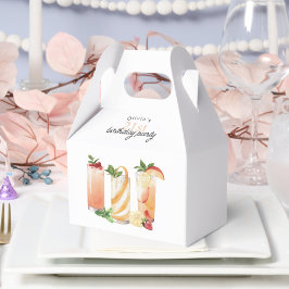 Caja Para Regalos Moderno cócteles de verano Fiesta de cumpleaños 21