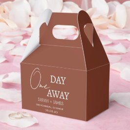 Caja Para Regalos Moderno ensayo de Terracota cena fiesta de casamie