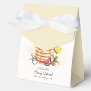 Caja Para Regalos Moderno Fruit Pancake Pacifier Brunch Baby Shower