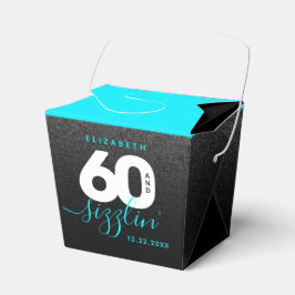 Caja Para Regalos Moderno Helado Girly Azul 60 y Sizzling