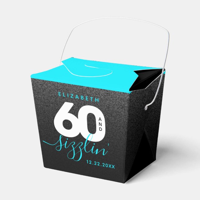 Caja Para Regalos Moderno Helado Girly Azul 60 y Sizzling (Front Side)