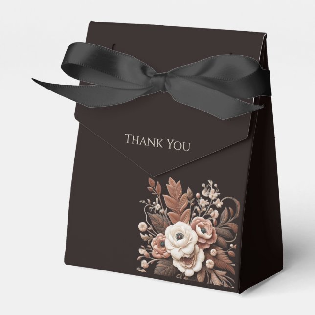 Caja Para Regalos Moderno País Elegante Occidental- Floral (Front Side)