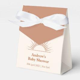 Caja Para Regalos Moderno y Minimalista Boho Ray de Sunshine Baby Sh