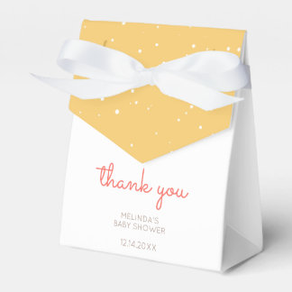 Caja Para Regalos Moderno y suave amarillo salvaje un eslogan Baby S