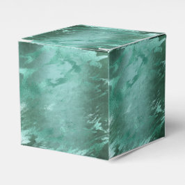 Caja Para Regalos Molten Jade | Mármol de lujo verde esmeralda