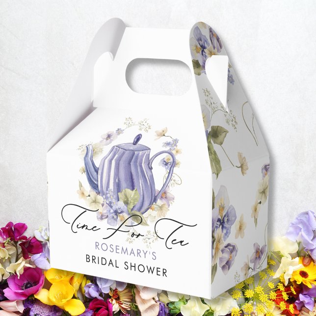 Caja Para Regalos Momento de Té Floral Despedida de Soltera (Subido por el creador)