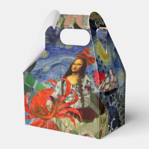 Caja Para Regalos Mona Lisa Diversión Zodiaco Caprichoso 