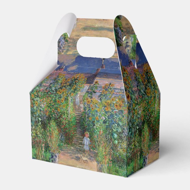 Caja Para Regalos Monet Garden Vetheuil Impresionim Pintura (Front Side)