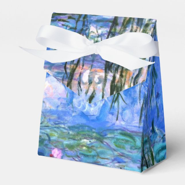 Caja Para Regalos Monet Pink Water Lilies (Front Side)
