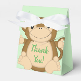 Caja Para Regalos Monkey Baby Shower Green