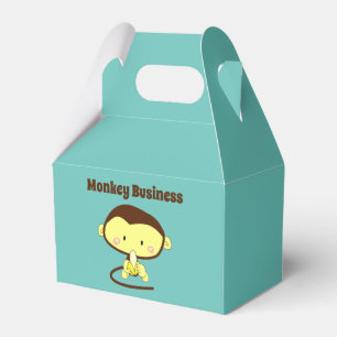 Caja Para Regalos Monkey Business Funny Personalizado Monkey Design
