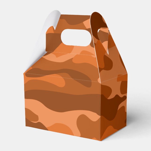 Caja Para Regalos Monocolor Camo, Naranja de España (Front Side)