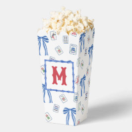 Caja Para Regalos Monograma de acuarela Mahjong Tiles y arcos