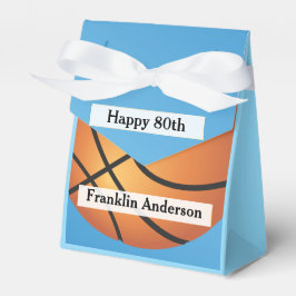 Caja Para Regalos Monograma de imagen de básquetbol 🏀 cumpleaños 80