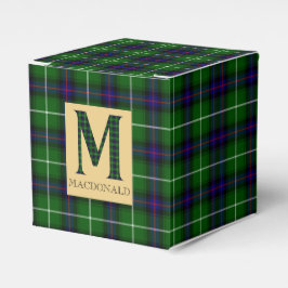 Caja Para Regalos Monograma de MacDonald Tartan M