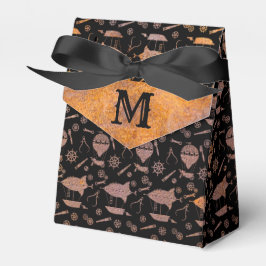 Caja Para Regalos Monograma del Personalizado de los aviones Steampu